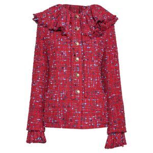 Ruffled Tweed Jacket